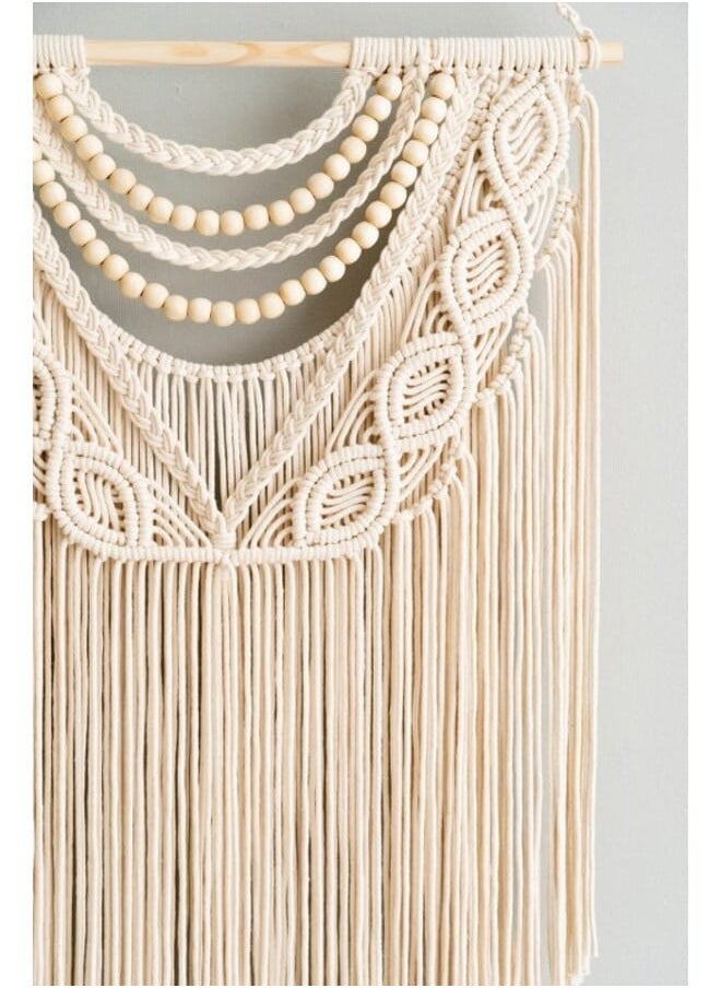 Home Gallery - Medium Macrame Wall Hanging Handmade 60X60 cm - Image 1