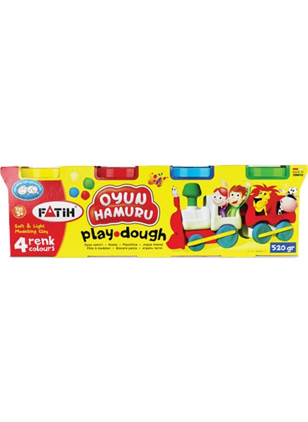 Fatih Play Dough 520 gr 4 Colors 50061 