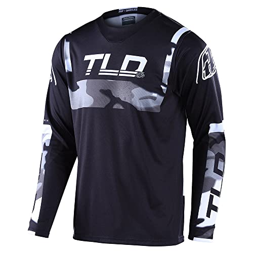 Troy Lee Designs قميص تروي لي ديزاينز جي بي برازن كامو - ملابس سباق موتوكروس دراجة نارية ATV إندورو رياضة مزدوجة على الطرق الوعرة بأكمام طويلة - للبالغين رجال (رمادي، MD) - Image 1