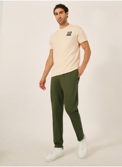 Styli Eco Earth Slim Terry Open Hem Joggers with Welt Pockets  - Image 2