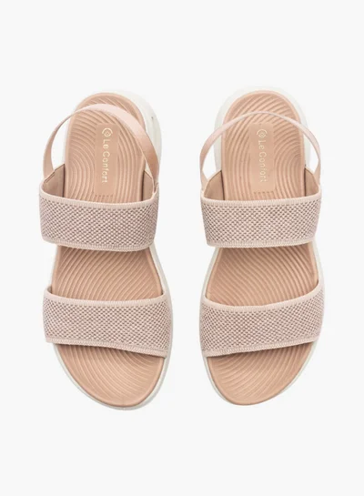 Le Confort Textured Sandals with Backstrap