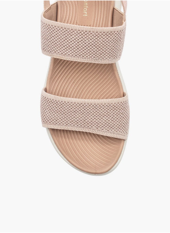 Le Confort Textured Sandals with Backstrap  - Image 2