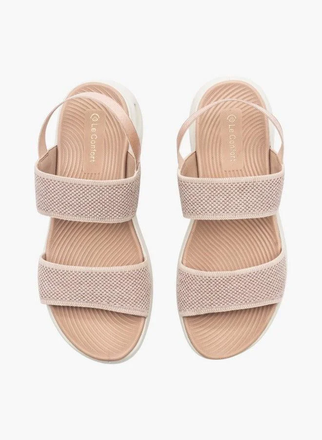 Le Confort Textured Sandals with Backstrap