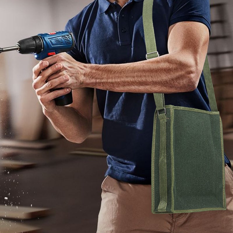 Canvas Bucket Bag Tool Pouch Outdoor Storage Bag Canvas Pouch Organizer Canvas Tool Storage Bag - Image 4