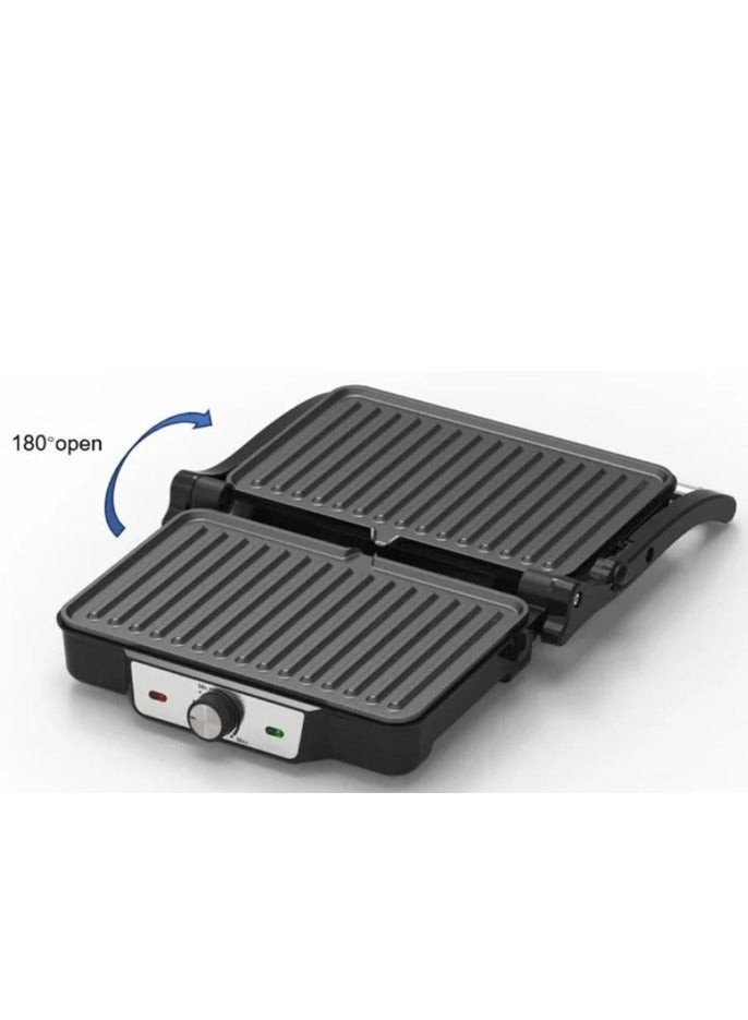 Denx 1600W Electric Grill with Non-Stick Teflon Surface - Image 4
