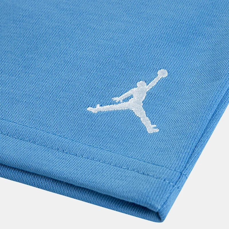 Jordan Blue Kids' Wordmark T-Shirt and Shorts Set  | Best Price UAE