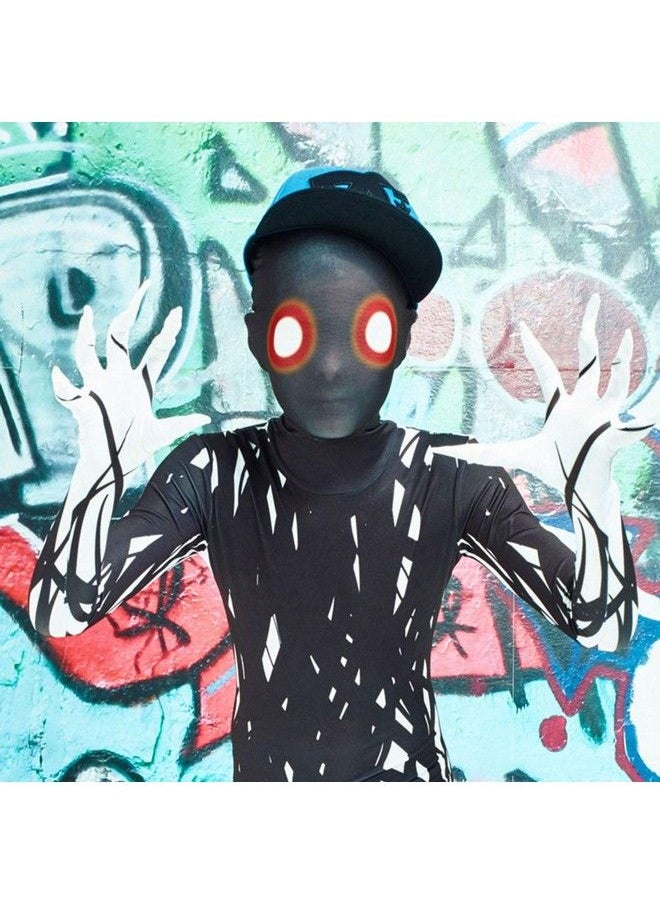 Morphsuits - Boys Scary Halloween Costume For Kids Zalgo Slenderman Rake Bodysuit Skinsuit Boys Girls Large - Image 1