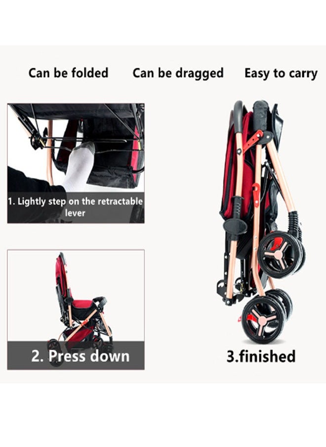keke - Adjustable Baby Single Stroller With Storage Basket, Easy To Fold, and Compact Design - Image 1