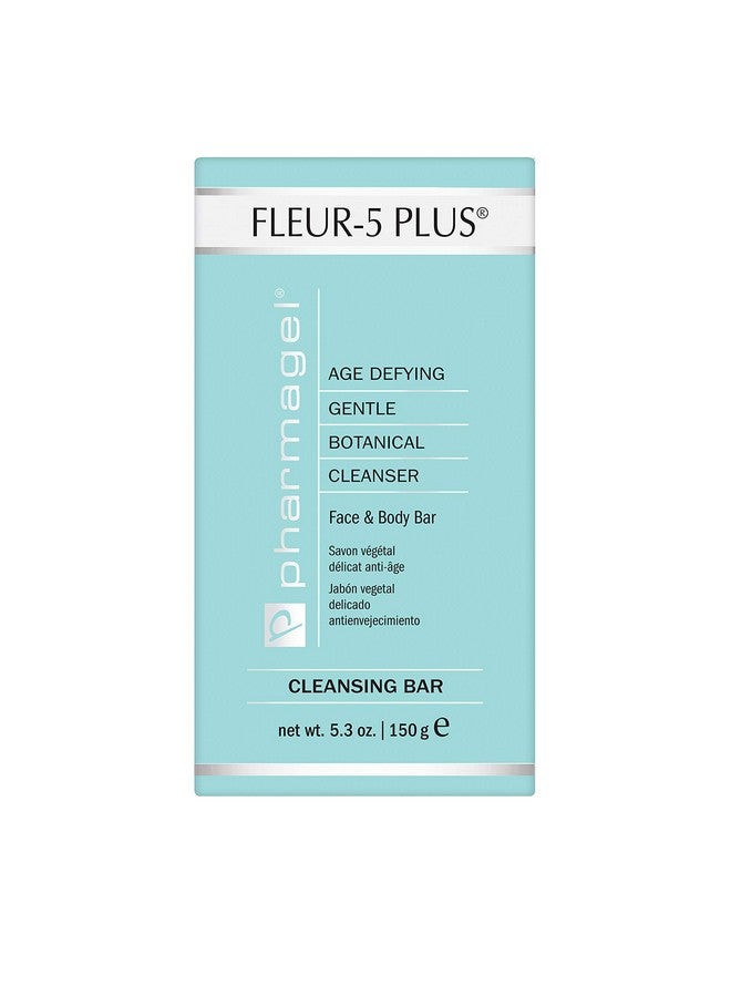Pharmagel Fleur 5 Plus Antioxidant Gentle Cleansing Bar Natural Daily Bath And Face Wash Soap Deep Cleaning Soap For Sensitive Skin 5.3 Oz - Image 3