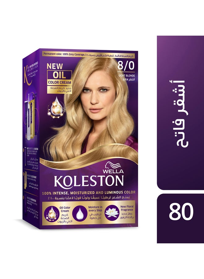 WELLA Koleston Kit Light Blonde 8/0 - Image 2