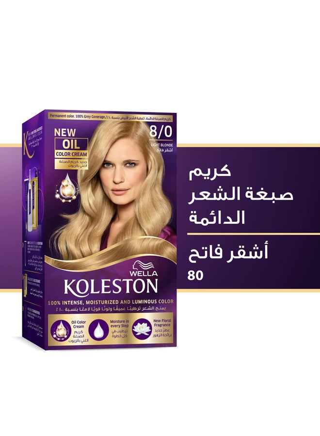 WELLA Koleston Kit Light Blonde 8/0 - Image 3