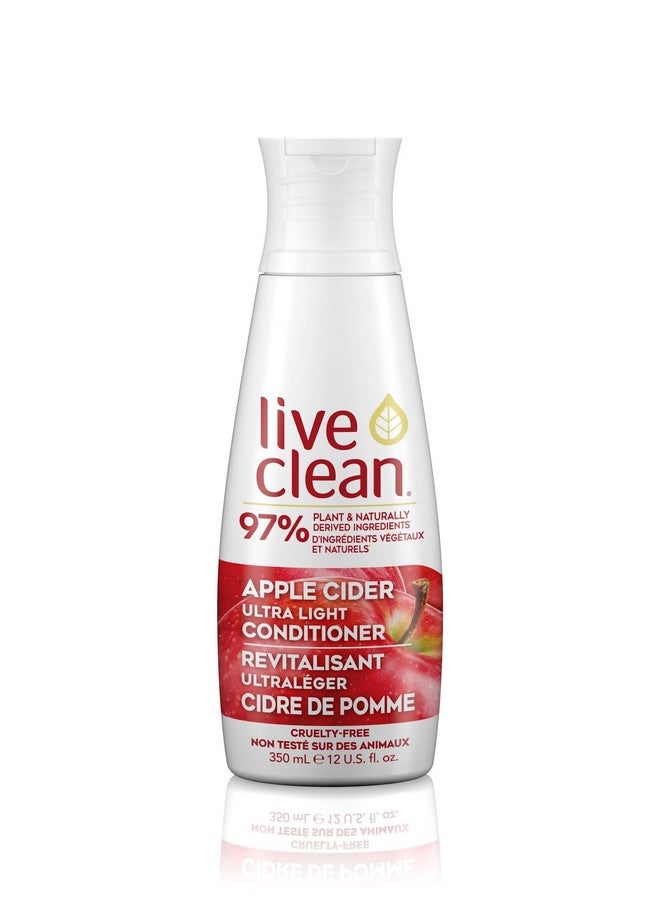 Live Clean Conditioner, Ultra Light Apple Cider, 12 Oz - Image 1