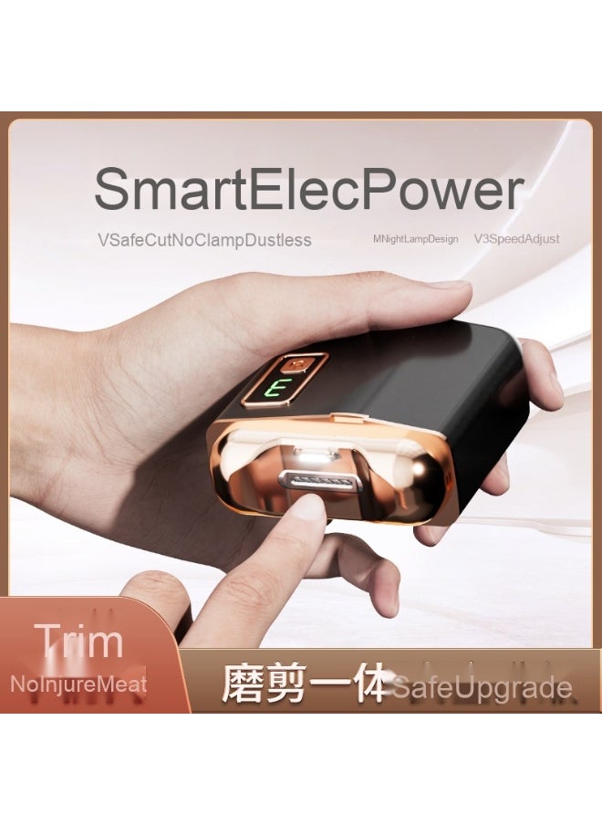 NIBEMINENT - High-Quality Electric Nail Clipper - Silent Design, Your Smart Nail Care Assistant - Image 1