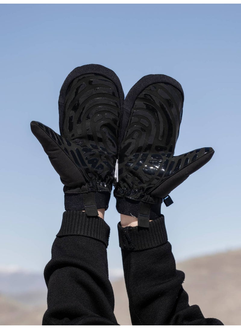 ARMADA CARMEL WINDSTOPPER MITT GLOVE - Off White Smiley - Image 5