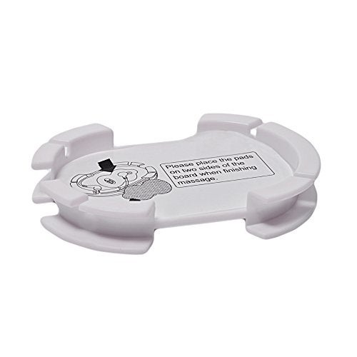 TechCare Massager Tens Unit Pads Patches Holder with Extra Replacement Reusable Electrodes 8 Pairs Stick-on Snap on Pads 510(k) Cleared for TechCare Massagers iRest Massager Unimed Massager Tens Machine Device - Image 3