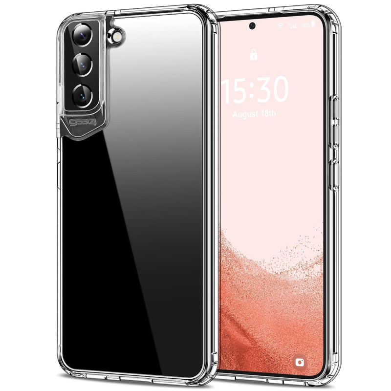Dl3 Mobilak for Samsung Galaxy S22+ Plus Case Transparent, Heavy Duty Durable 3-Layer [Not Yellowing][Military Grade Drop Protection] Shockproof/DropProof Protective Cover - Clear
