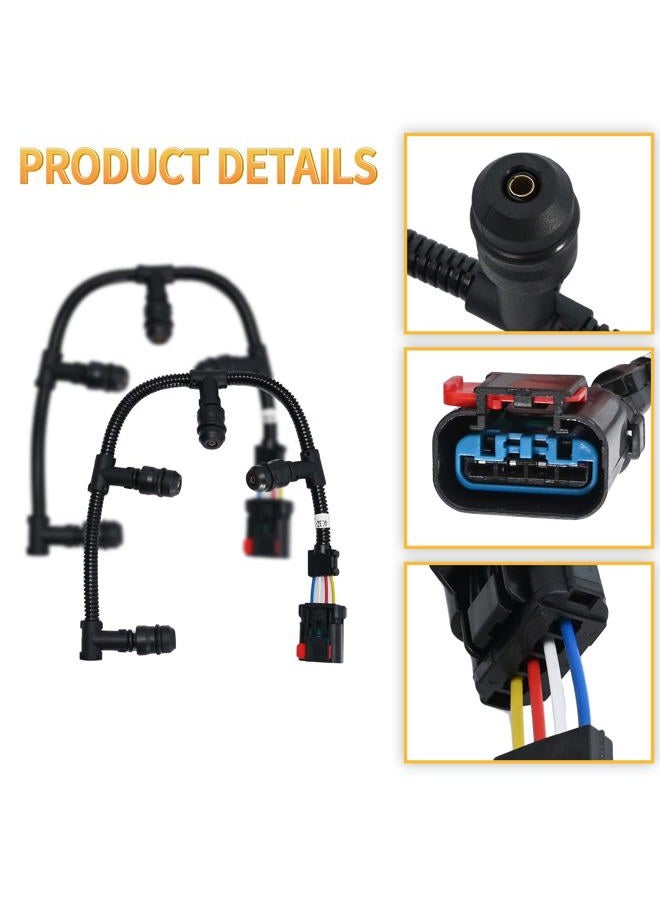 UOIENRT Powerstroke 6.0 Diesel Glow Plug Harness with Right Left Harness Removal Tool Compatible with 2004-2010 Ford 6.0L V8 Powerstroke Diesel Engine Ford F-250 F-350 F-450 Super Duty - Image 2