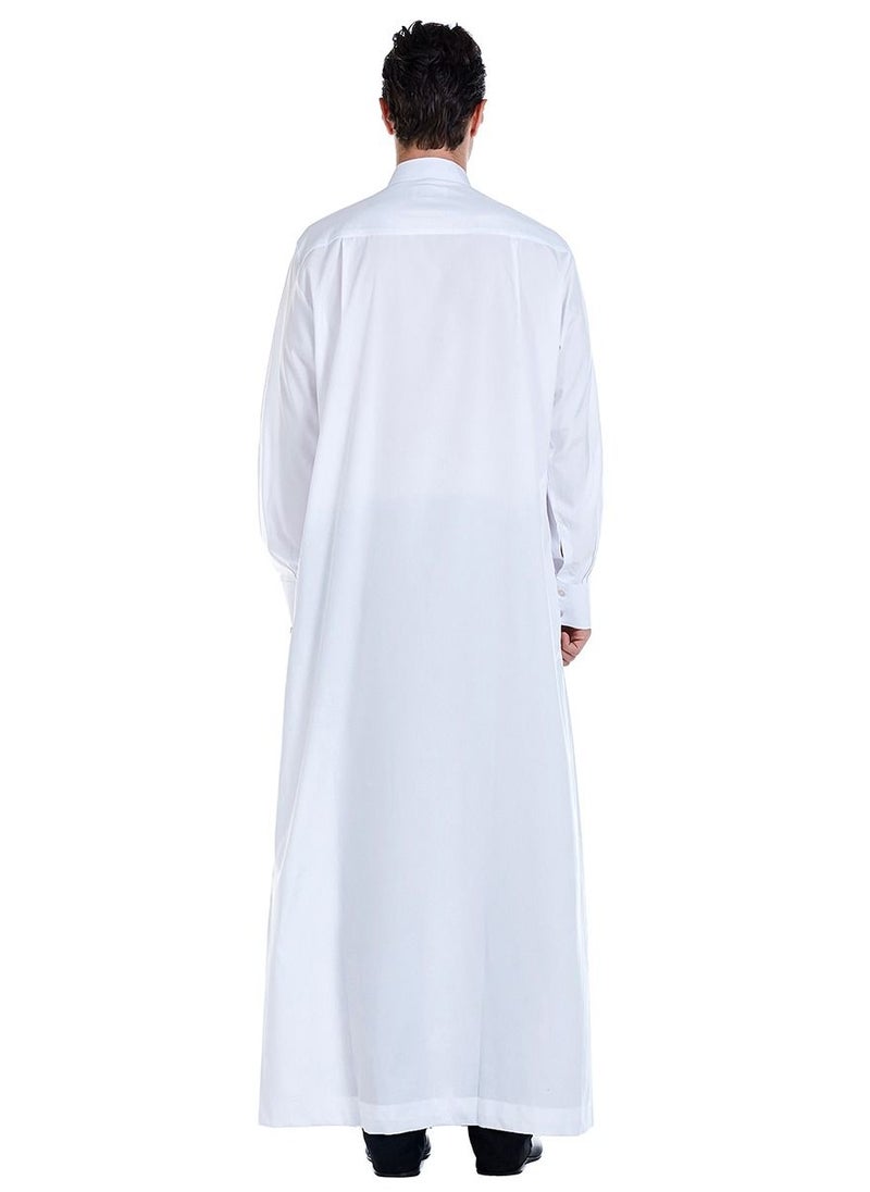 Loquat Muslim Arab Men Thobe Thawb Caftan  - Image 2