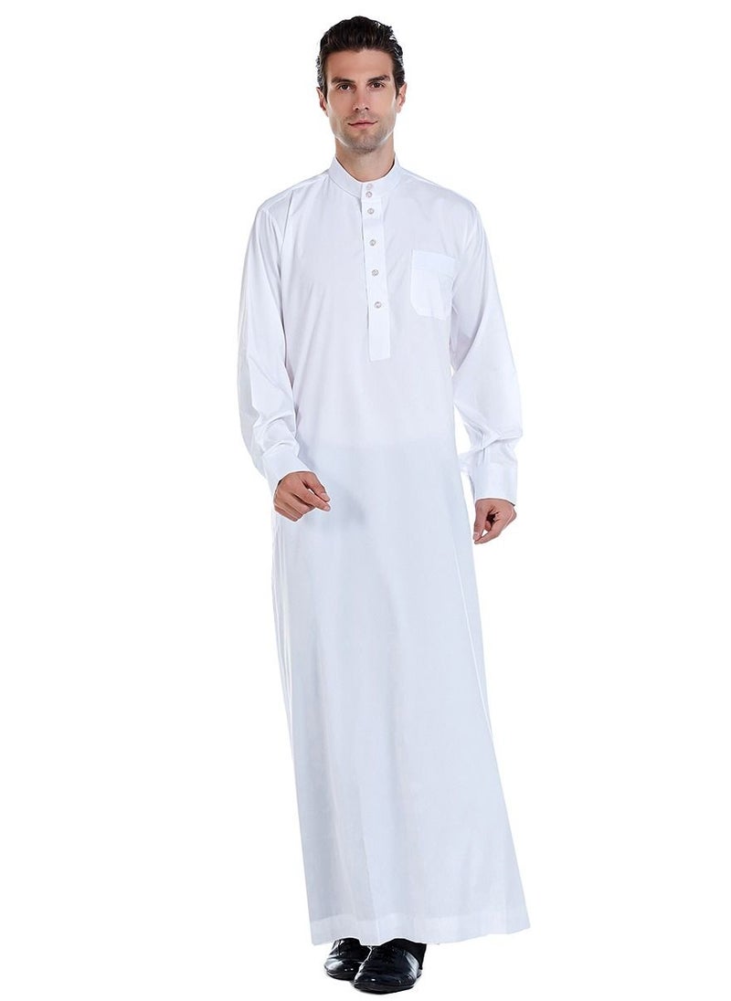 Loquat Muslim Arab Men Thobe Thawb Caftan  - Image 1