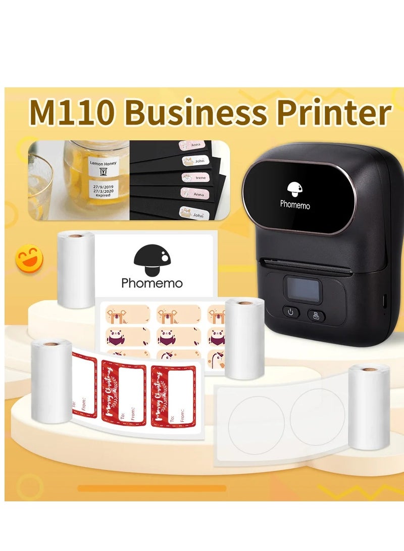 Phomemo M110 Portable Mini Thermal Label Maker Bluetooth Mobile Printer Wireless - Image 2