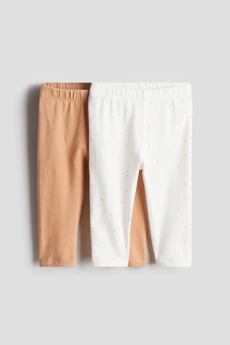 اتش اند ام لغينغز من قطن الجيرسيه - عبوة من قطعتين