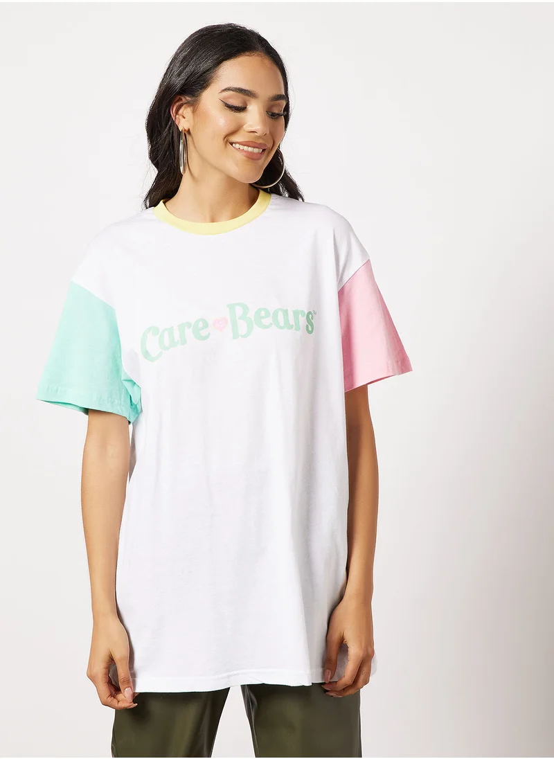 Daisy Street Care Bears Panel Graphic T-shirt