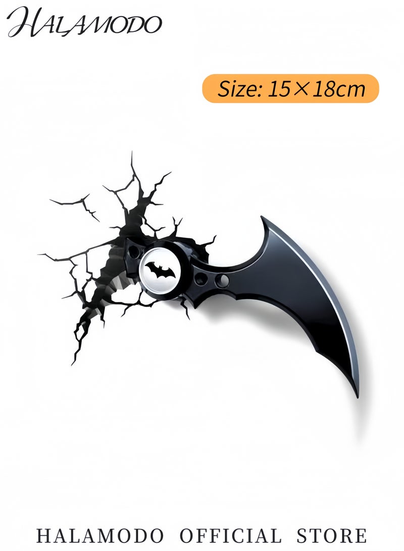 هالامودو ضوء ديكوري ثلاثي الأبعاد باتمان باتارانج، أسود - Image 2