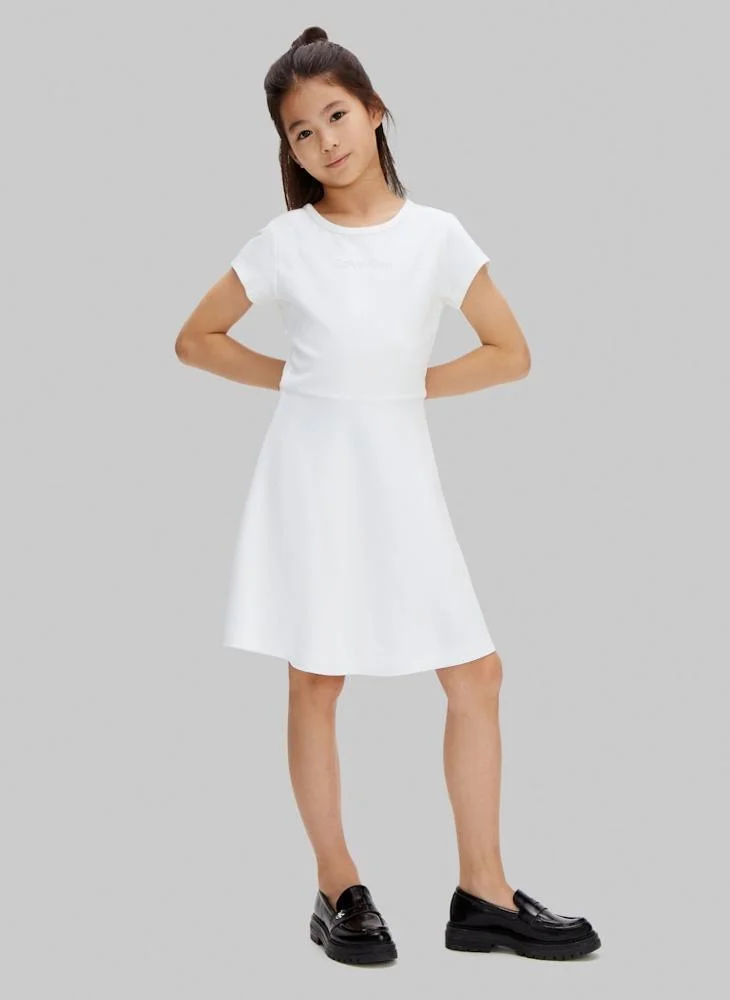 Calvin Klein Jeans  Youth Punto Short Sleeve Dress for Women | Best Price UAE