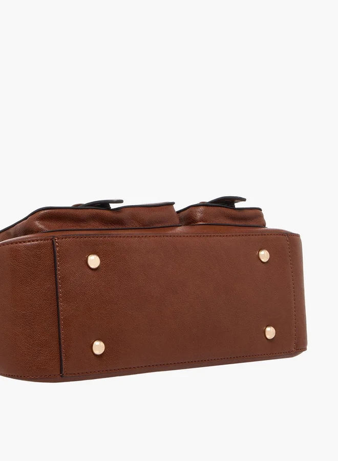 سيليست حقيبة يد كبيرة بحزام قابل للفصل وإغلاق بسحاب