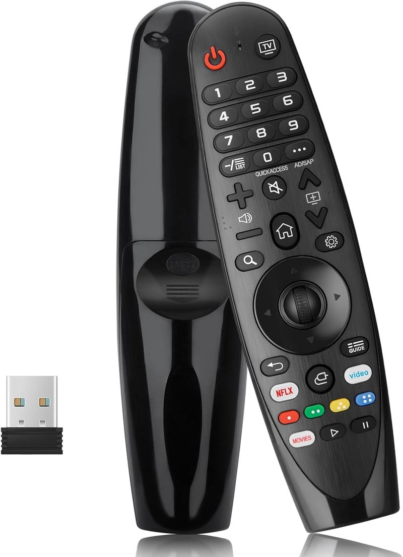 LOUTOC BURAQ LG MR20GA Replacement Remote for LG TV Magic Remote - Universal for MR20 MR19 MR18 Compatible with OLED NanoCell HDTV UHD Smart TVs - Image 1