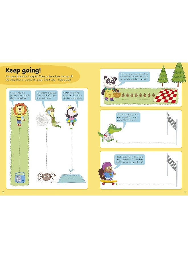 Pen Control: A Learn with Ladybird Wipe-Clean Activity Book 3-5 years: Ideal for home learning (EYFS)  - Image 3