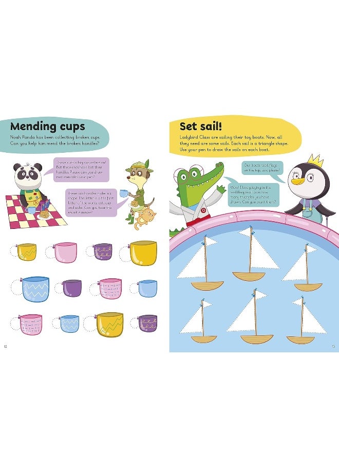 Pen Control: A Learn with Ladybird Wipe-Clean Activity Book 3-5 years: Ideal for home learning (EYFS)  - Image 4