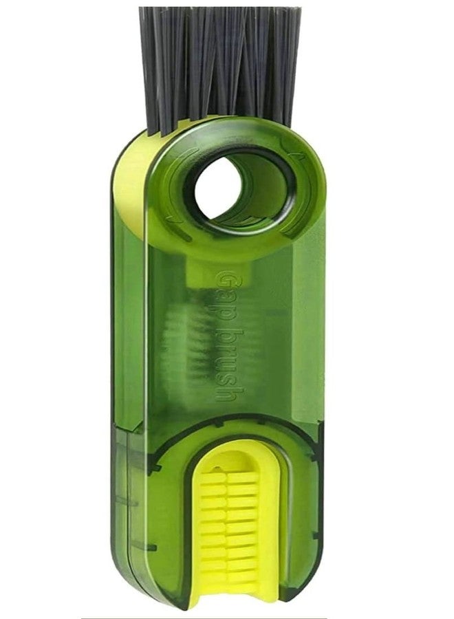 Orrda Cleaning Brush | Plastic 3 in 1 Cup Lid Gap Cleaning Brush Set | 3 in 1 Multifunctional Cup Bottle Lid Gap Cleaning Brush Set | Bottle Gap Cleaner Tiny Brush (Multicolor) - Image 1