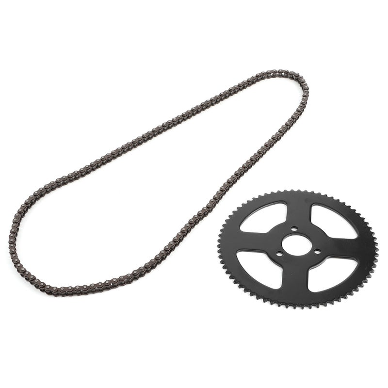 25H Chain 144 Links Steel Alloy - Durable Replacement Universal Accessory for Electric Mini Moto Pocket Bike ATV Quad - Image 2