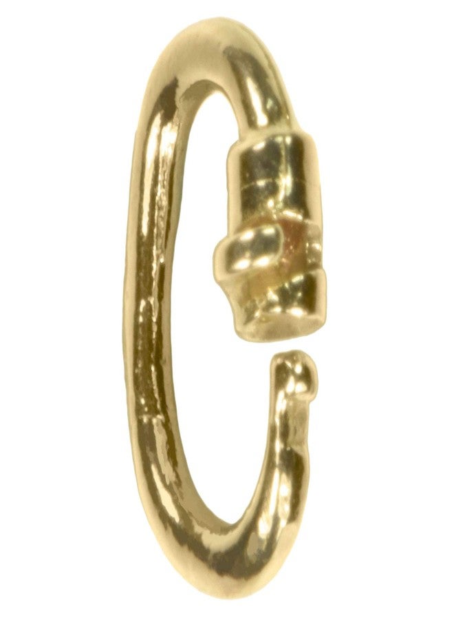 uGems 14K Gold Link Lock for Extremely Tiny Jewelry Repairs, 6mm x 4.75mm Oval Jump Ring, 20 Gauge, Secure Connection for Very Small Gold Chain Links and Chains, SKU: j-4515-1 - Image 2