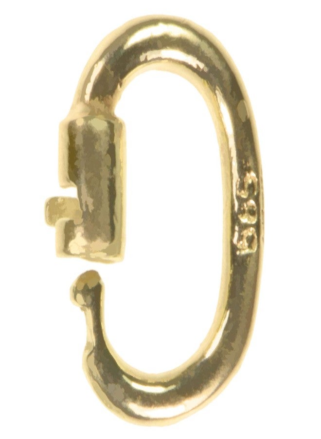 uGems 14K Gold Link Lock for Extremely Tiny Jewelry Repairs, 6mm x 4.75mm Oval Jump Ring, 20 Gauge, Secure Connection for Very Small Gold Chain Links and Chains, SKU: j-4515-1 - Image 5