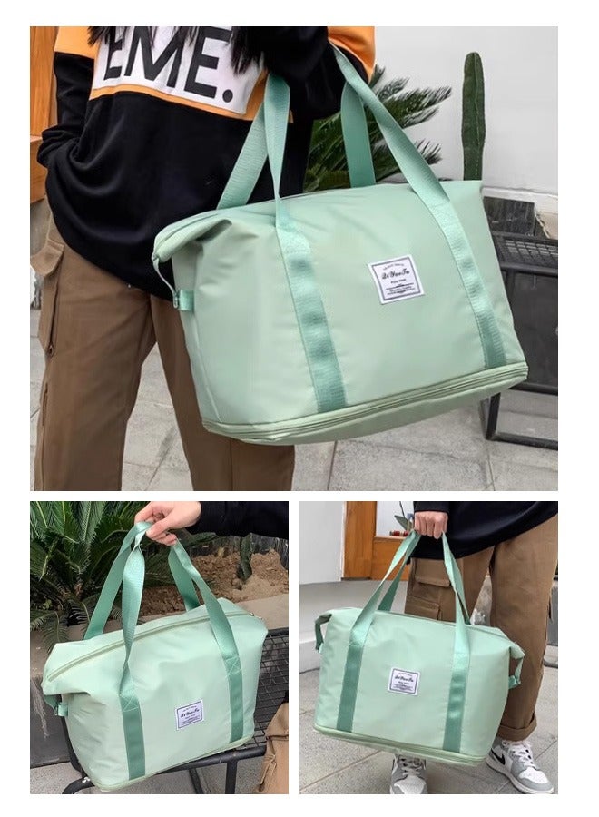 Fashion travel bag large capacity sports bag, portable luggage bag, travel handbag, dry and wet separation handbag - Image 3
