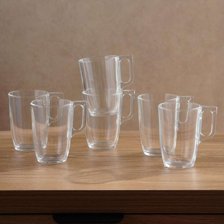Pan Home Luminarc Nuevo 6-Piece Mug 320ml -Clear - 176ADM9900243 - Image 3