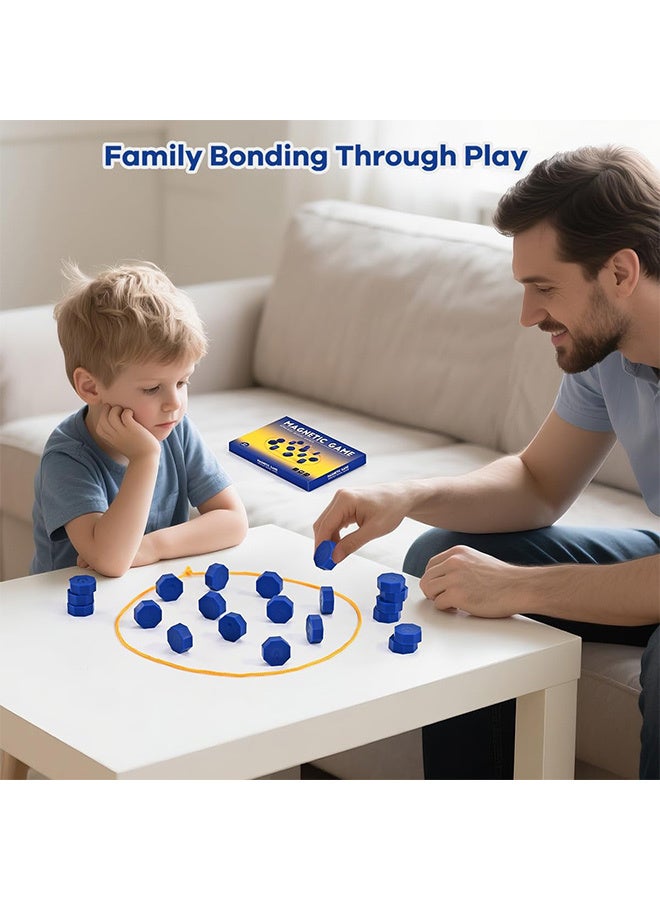 Magnet Game with String, Magnetic Chess Game for Family & Party & Travel & Camping - Puzzle Strategy Games, 2 Player Games for Kids & Adults - Image 3