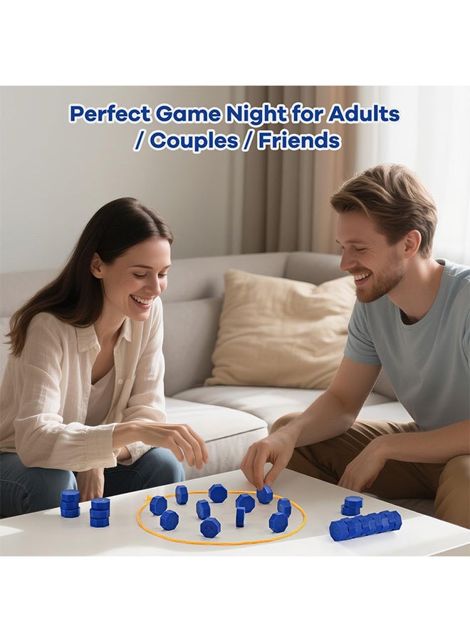 Magnet Game with String, Magnetic Chess Game for Family & Party & Travel & Camping - Puzzle Strategy Games, 2 Player Games for Kids & Adults - Image 4