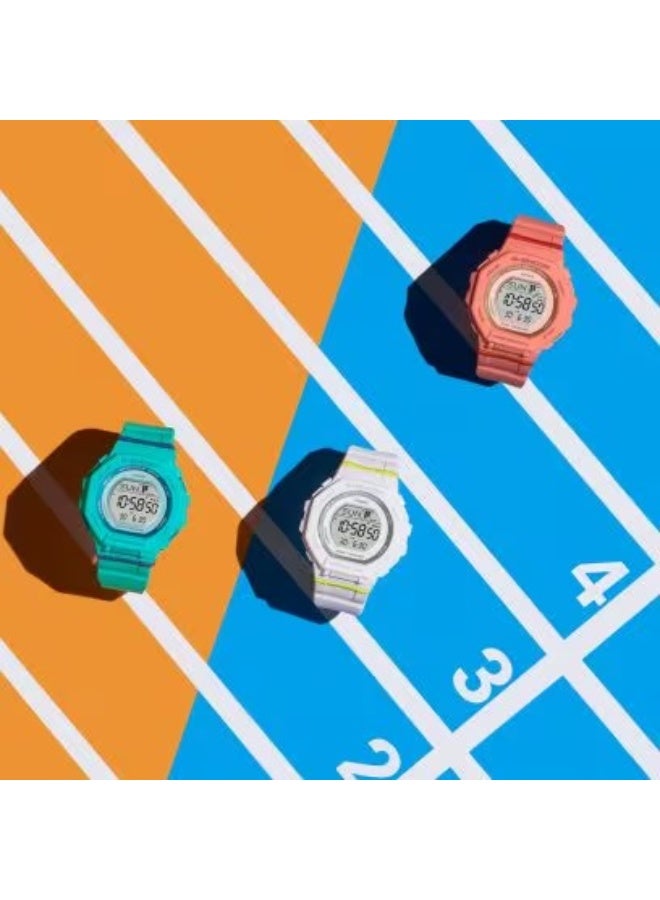 G-SHOCK G-Squad Digital Women’s Watch GMD-B300SC-2D, 46.4 mm Blue Bio-Based Resin Case & Strap, Bluetooth Smartphone Link, Step Tracker, LED Light, 200 m WR - Image 2