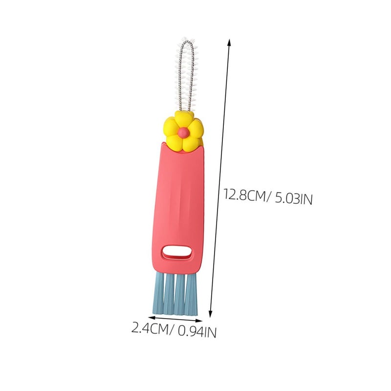 4pcs Multifunctional Brush Set for Bottle Lid Corner Crevice Cleaning Travel Home - Image 3