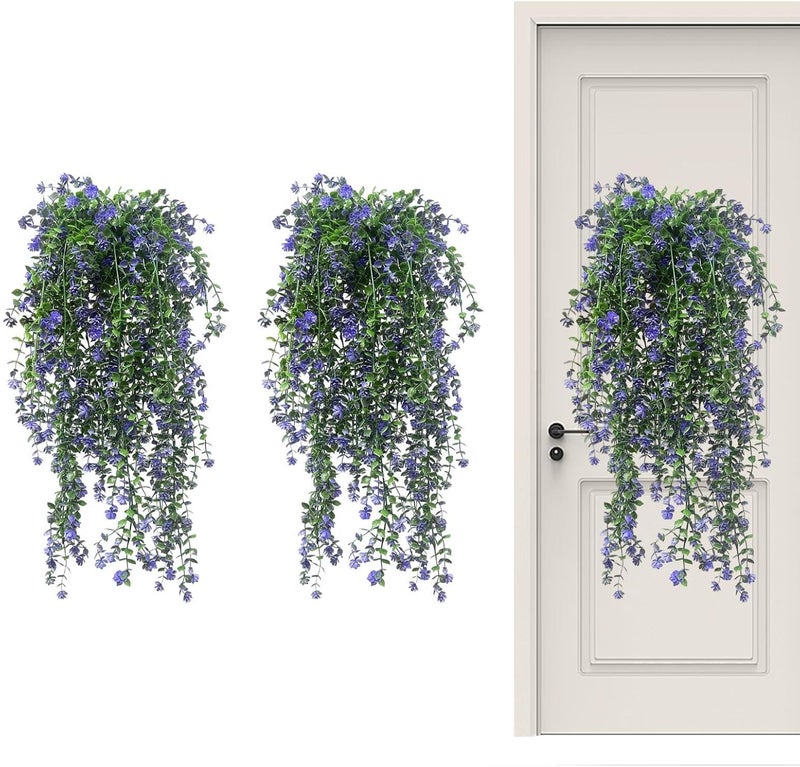 Artificial Plants - Wedding Decor - Realistic Eucalyptus Leaves,for Home Apartment Renters Living Room Bedroom Mantel Entryway Balcony Nursery Garden Patio Coffee Shop - Image 1