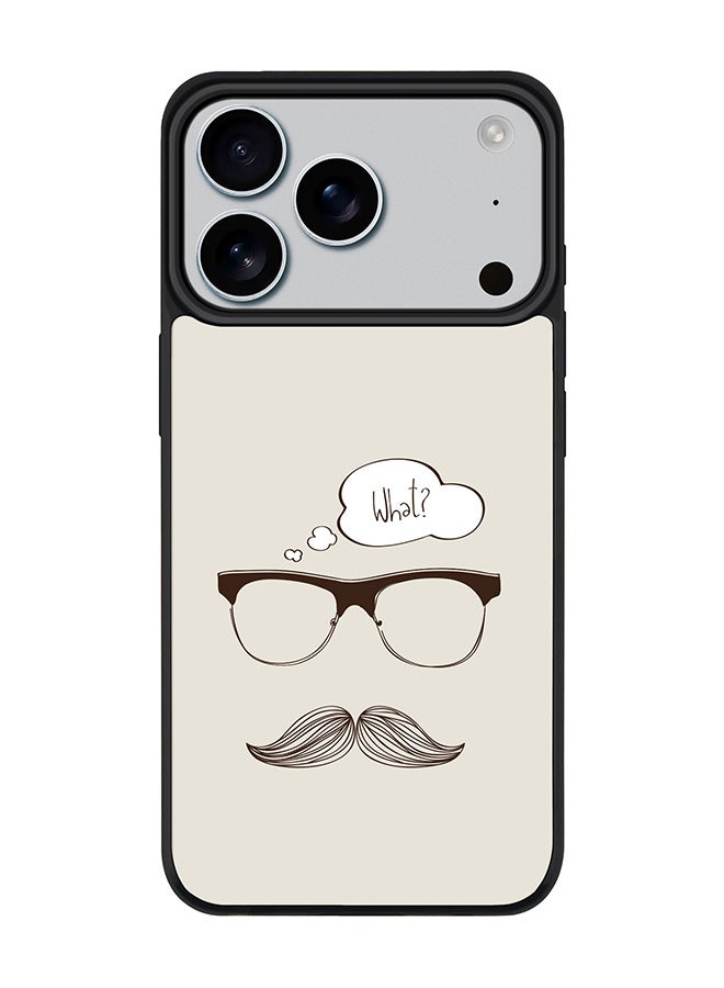 Stylizedd iPhone 17 Pro Case, [Compatible with MagSafe] Slim Magnetic cover Phone Case iPhone 17 Pro -What (Hipster) - Image 1