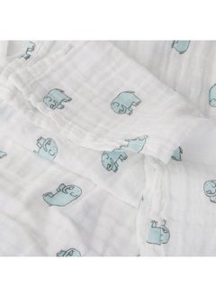 MOM'S HOME Organic Cotton Baby Gift Pack Pack Of 3 Muslin(Mix Designs) And 1 Quilted Blanket(Any Design)  - Image 5