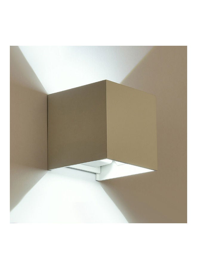 NIBEMINENT Waterproof dimmable square background whole lamp 12W Black, warm white light Black 11*11*11cm - Image 4