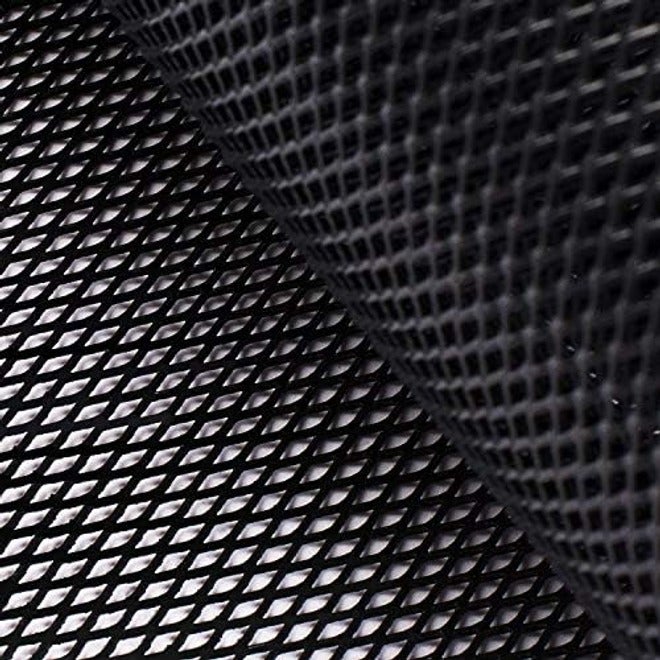 AggAuto 40"x13" Car Grill Mesh - Black Aluminum Alloy Rhombic Hole Bumper Grille Insert, Universal Fit - Image 4