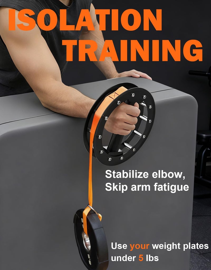 Fitarc Wrist Rotation Exerciser,Forearm Strengthener Trainer,Forearm Bar for Pronation/Supination,Arm Wrestling Training,Pronator Muscle Rrainer Forearm Developer - Patent Pending - Image 4