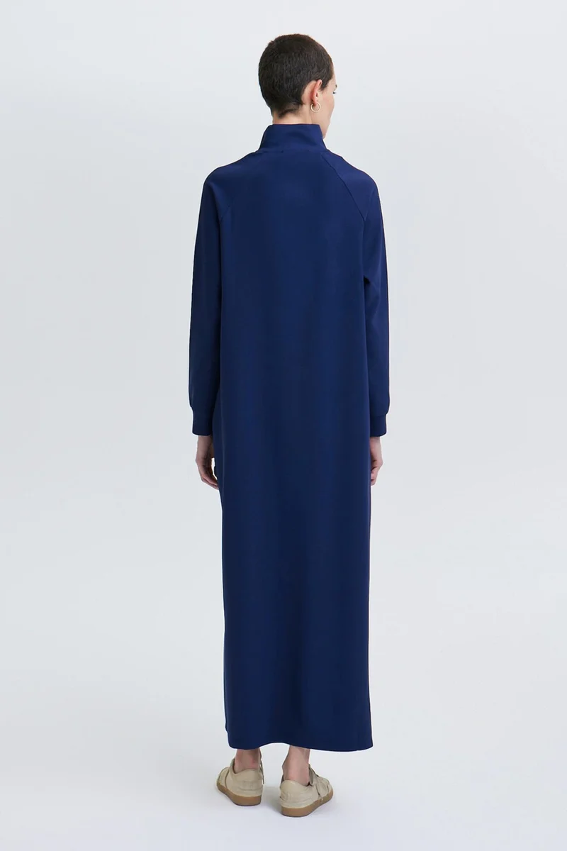 توتشي High Collar Crepe Dress