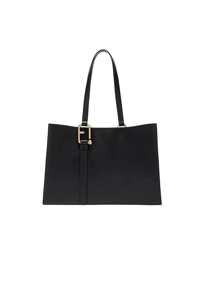 Furla Nuvola Black Tote - Large